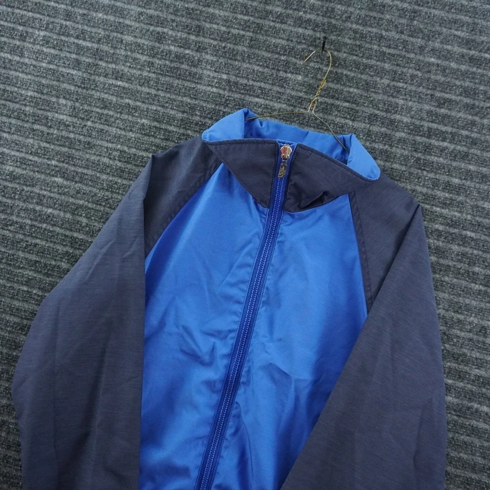 The North Face Windbreaker Mens Large Blue Vintage 80s USA Made Talon Zip
